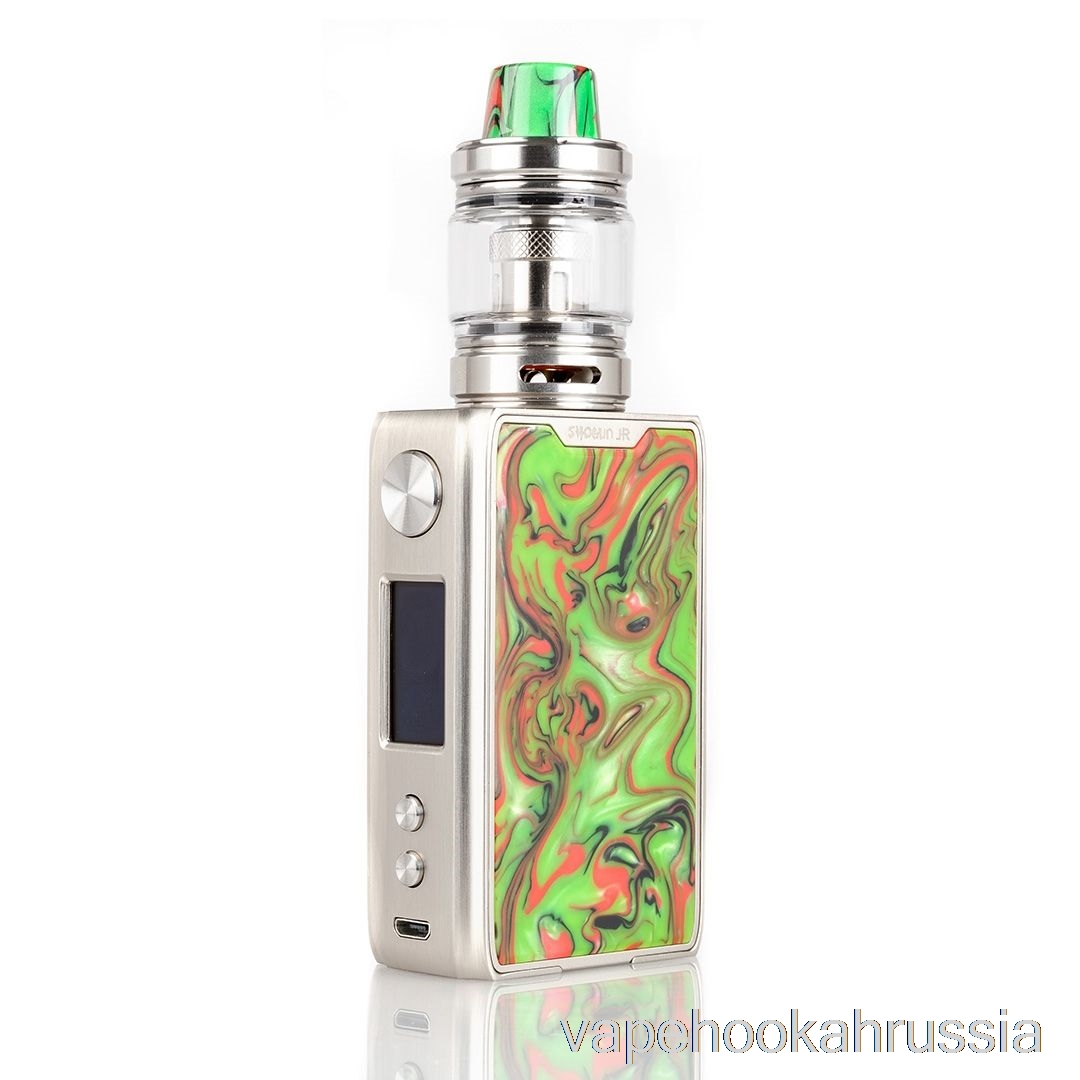 Vape Russia Ijoy Shogun Jr 126w Tc стартовый комплект Silver Spectre Green